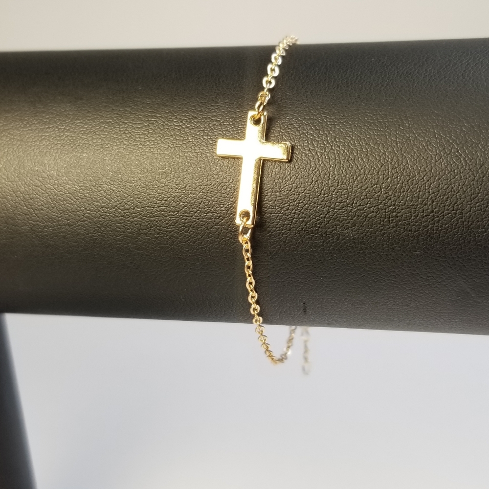 Cross Charm Bracelet for Women Fashion Gold Color